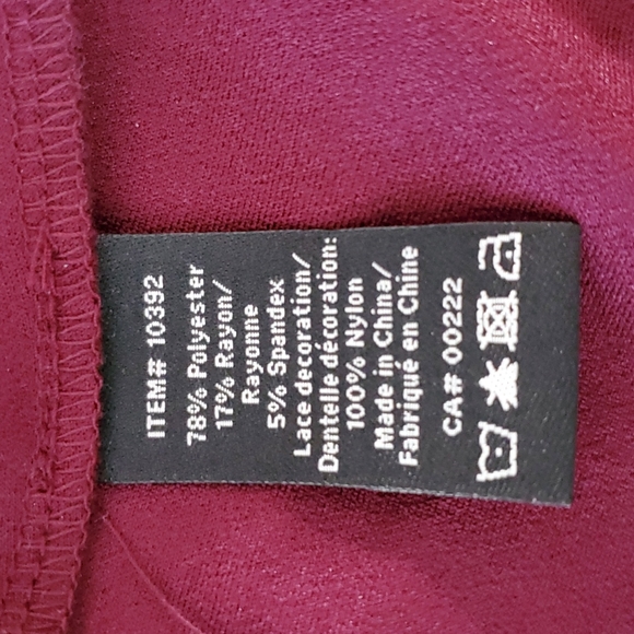 Jessica Maroon Dress - Picture 5 of 5